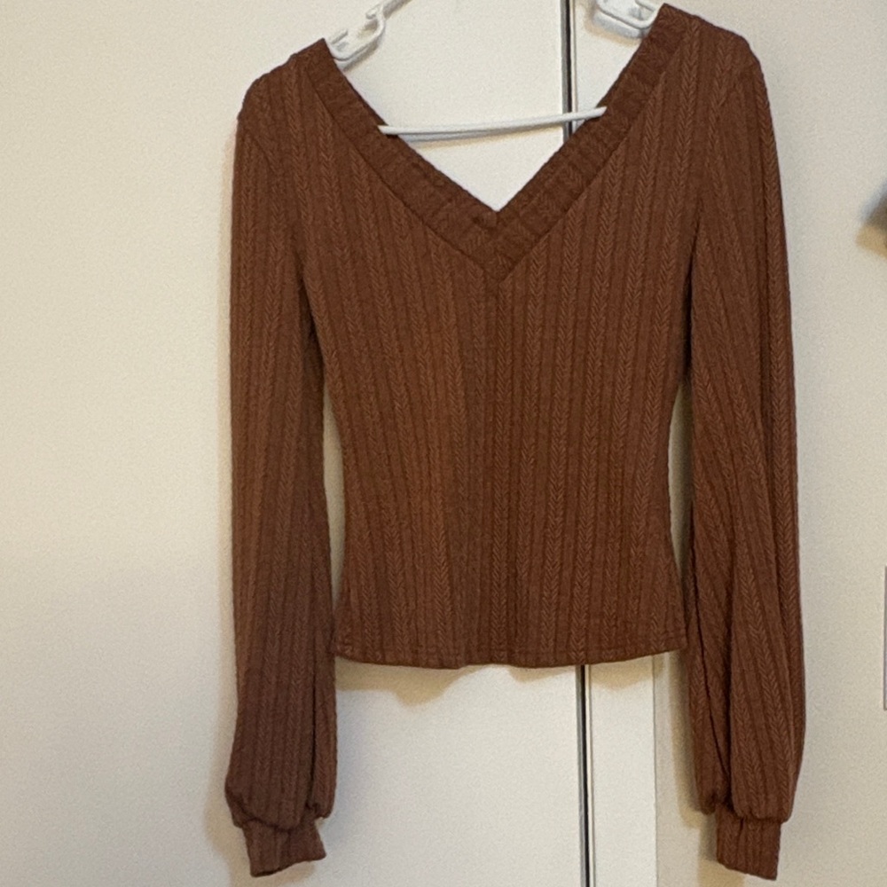 SHEIN Warm Brown Sweater